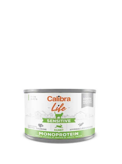 Calibra Cat Life Sensitive Karma Dla Kota Z Królikiem 200g