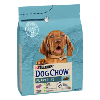 Purina Dog Chow Puppy Z Jagnięciną 2,5kg