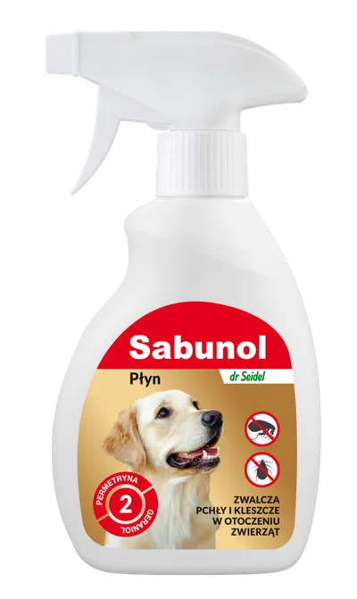 Laboratorium DermaPharm Sabunol Płyn Do Zwalczania Pcheł W Otoczeniu Zwierząt 250ml