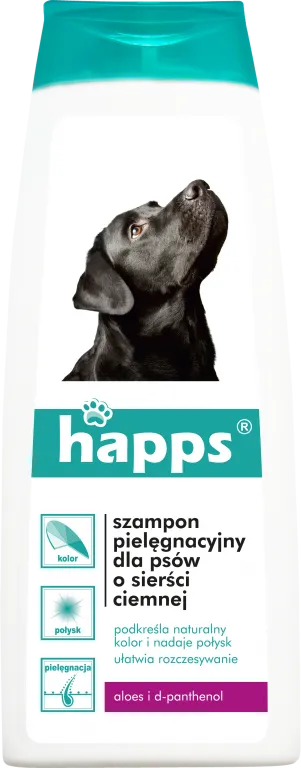 Bros Happs Szampon Pielęgnacyjny Dla Psów O Sierści Ciemnej 200ml