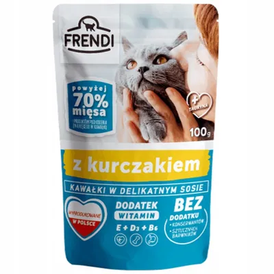 Frendi Kawałki W Delikatnym Sosie Z Kurczakiem 100g