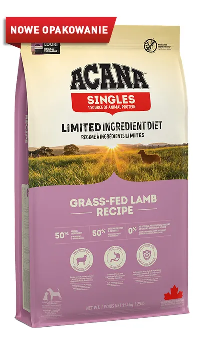 Acana Singles Grass-Fed Lamb 11,4kg