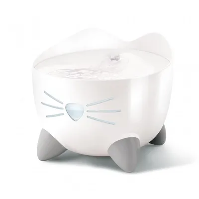 CATIT PIXI Fountain Poidło Dla Kota Z Miską Ze Stali Nierdzewnej 2,5l, 22x22x19,5 cm