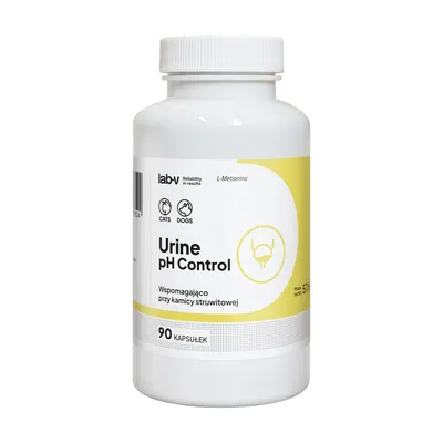 Lab-V Urine Ph Control Wsparcie Dla Psów I Kotów Przy Kamicy Struwitowej 90 Kapsułek