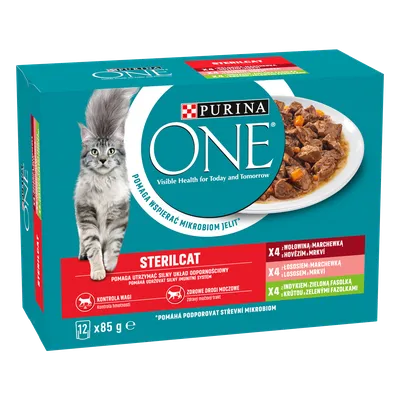 Purina One Sterilcat Karma Mokra Dla Kota Mix Smaków 12x85g