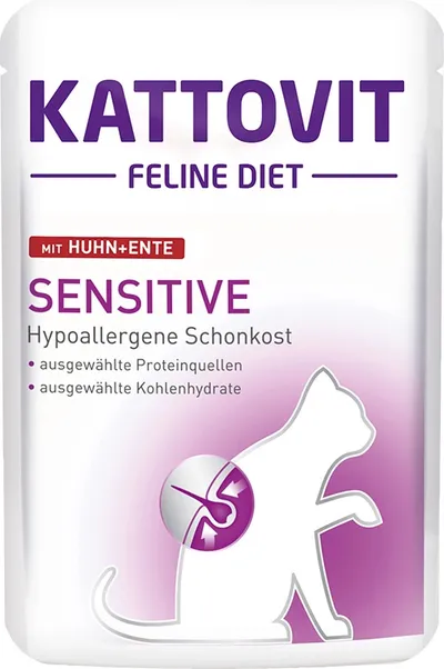 Kattovit Sensitive Kurczak Z Kaczką 85g