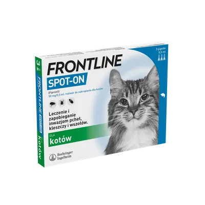 FRONTLINE Spot On Dla Kotów 3x0,5ml