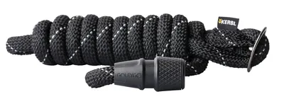 KERBL Smycz Sznurkowa S GoLeyGo 2m Z Adapterem Do 15kg - Czarna