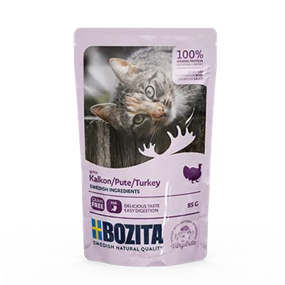 BOZITA Kawałki W Sosie Z Indykiem 85g