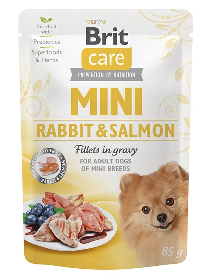 Brit Care Mini Filety W Sosie Z Królika I Łososia 85g