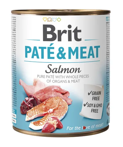 Brit Pate & Meat Salmon 800g