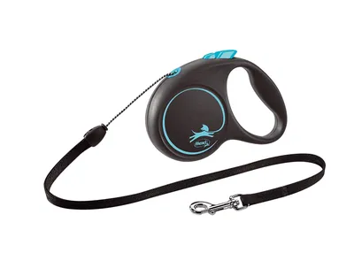 Flexi Smycz Black Design S Linka 5m Do 12kg - Niebieska