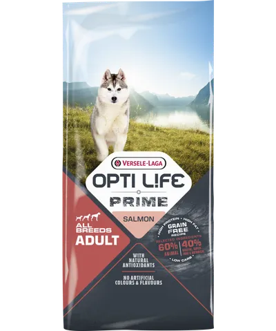 Versele-Laga Opti Life Prime Adult Salmon Karma Bezzbożowa Dla Dorosłych Psów Z Łososiem 12,5kg