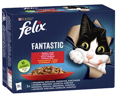Felix Fantastic Wiejskie Smaki W Galaretce 12x85g