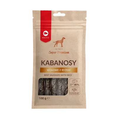 MACED Kabanosy Wołowe Z Ryżem 100 g