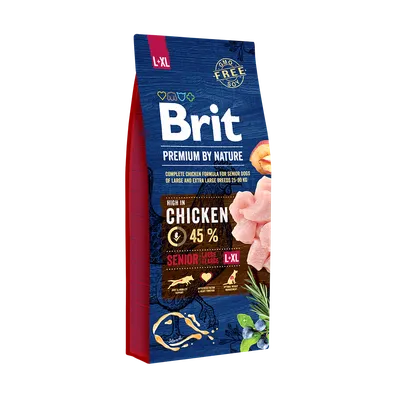Brit Premium By Nature Senior L+XL Z Kurczakiem 15kg