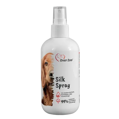 OVER ZOO Silk Spray Płyn Ułatwiający Rozczesywanie Sierści Dla Psa 250ml
