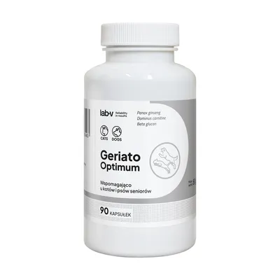 Lab-V Geriato Optimum Wspomaganie Zdrowia Seniorów Dla Psów I Kotów 90 Kapsułek