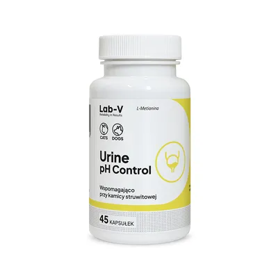 Lab-V Urine PH Control Wsparcie Dla Psów I Kotów Przy Kamicy Struwitowej 45 Kapsułek