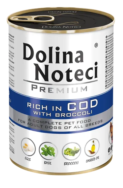Dolina Noteci Premium Dorsz Z Brokułami 400g
