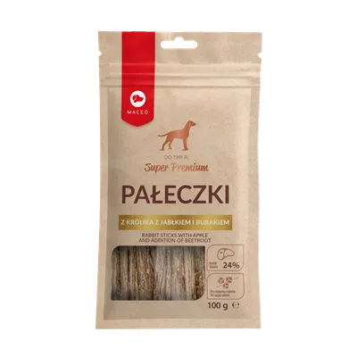 MACED Pałeczki Z Królika Z Jabłkiem I Burakiem 100g