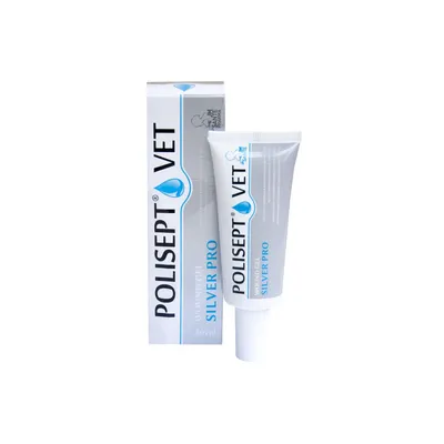 JM SANTE Polisept Vet Wound Gel Silver Pro-Żelowy Opatrunek Dla Psów I Kotów 30ml