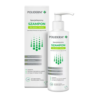 JM SANTE Poliderm Szampon Dla Psów I Kotów 250ml