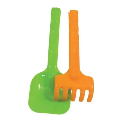 Zestaw Łopatka I Grabki 25 cm Do Piaskownicy TUM-TUM Z Plastiku