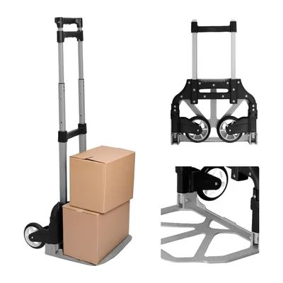 Wózek Magazynowy Dwukołowy Składany Ręczny Do 75 kg Transportowy MOVEMANIA