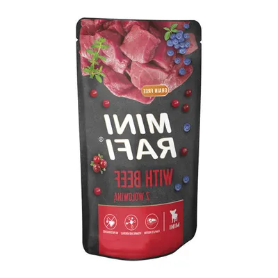 Karma Mokra Dla Psa Dorosłego Ras Małych Z Wołowiną ZOOJOY 150 g