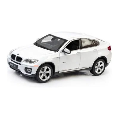 Model Samochodu Metalowy Gumowe Opony TUM-TUM BMW X6 1:24 - Biały