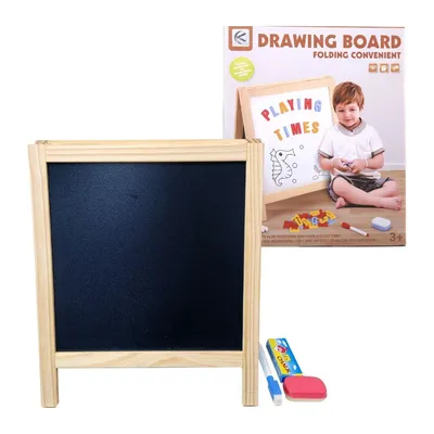 Tablica Edukacyjna 2w1 Duża Magnetyczna I Kredowa Dla Dzieci TUM-TUM