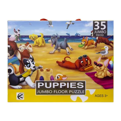 Puzzle Dla Dzieci XXL 35 Elementów Szczeniaki 60 x 44 cm TUM-TUM