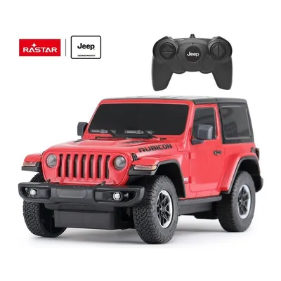 Auto Zdalnie Sterowane 1:24 TUM-TUM JEEP Wrangler Jl 19 cm - Czerwone