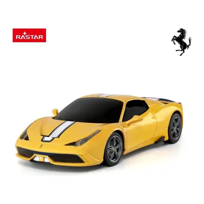 Auto Zdalnie Sterowane 1:24 TUM-TUM FERRARI 458 Speciale A 19 cm - Żółte