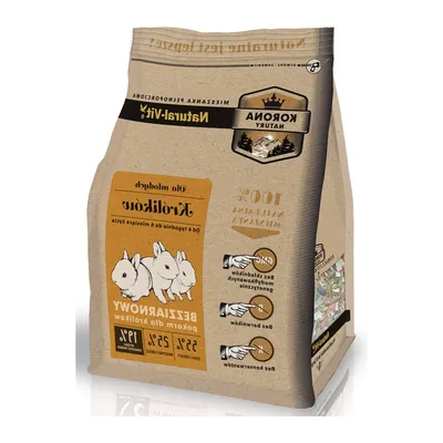 Pokarm Dla Królika Junior Naturalny Pełnoporcjowy ZOOJOY 750 g
