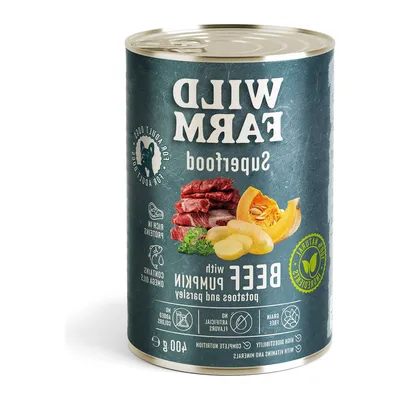Karma Mokra Dla Psa Dorosłego Bezzbożowa Z Wołowiną ZOOJOY 400 g