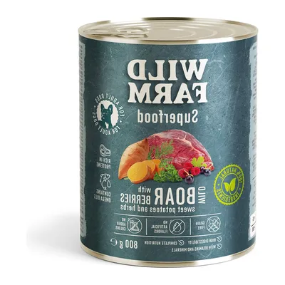 Karma Mokra Dla Psa Dziczyzna Superfood Dorosły ZOOJOY 800 g