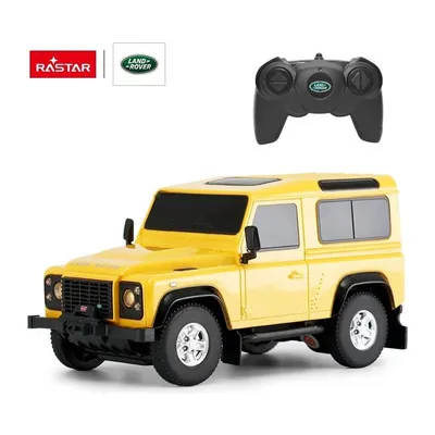 Samochód Zdalnie Sterowany 1:24 TUM-TUM Land Rover Defender 17 cm - Żółty