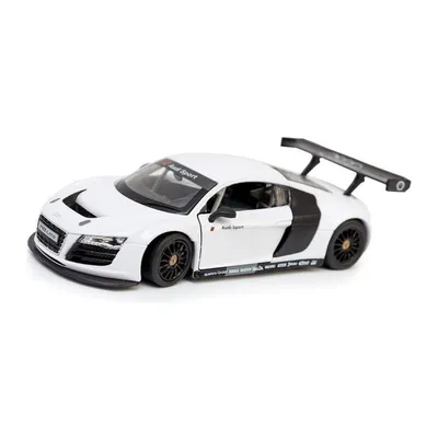 Model Samochodu Metalowy Gumowe Opony TUM-TUM AUDI R8 Lms 1:24 - Biały