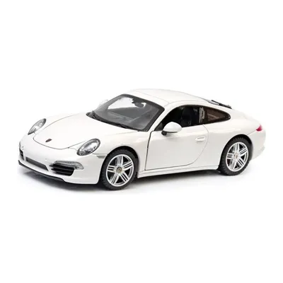 Model Samochodu Gumowe Opony TUM-TUM PORSCHE 911 Carrera S 1:24 - Biały