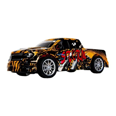 Auto Wyścigowe Zdalnie Sterowane 27 Mhz TUM-TUM 23 cm - Pomarańczowe
