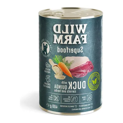 Karma Mokra Dla Psa Dorosłego Z Kaczką Komosą I Ziołami ZOOJOY 400 g