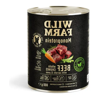 Karma Mokra Dla Psa Wołowina Monoproteinowa Hypoalergiczna ZOOJOY 800 g