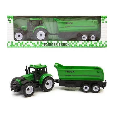 Traktor Z Przyczepą Realistyczny Maszyna Rolnicza TUM-TUM - Zielony