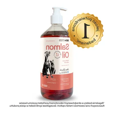 Olej Z Łososia Dla Psa I Kota 100% Naturalny ZOOJOY 1000 ml Butelka