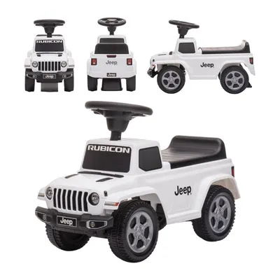 Jeździk Odpychacz JEEP Z Dźwiękiem TUM-TUM Auto Dla Dzieci - Biały