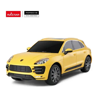 Auto Zdalnie Sterowane 1:24 TUM-TUM PORSCHE Macan Turbo 20 cm - Żółte