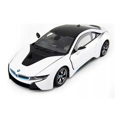 Model Auta Metalowy Z Otwieranymi Drzwiami 1:24 TUM-TUM BMW I8 20 cm - Biały
