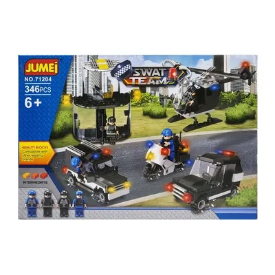 Klocki Swat Służby Specjalne 346 Elementów TUM-TUM 38 x 26 cm
